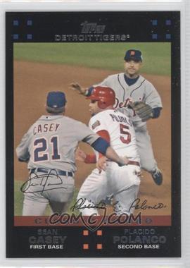 2007 Topps - [Base] #653 - Classic Combo - Sean Casey, Placido Polanco (Albert Pujols is the baserunner)