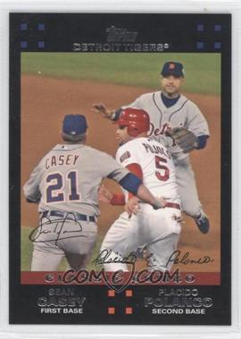 2007 Topps - [Base] #653 - Classic Combo - Sean Casey, Placido Polanco (Albert Pujols is the baserunner)