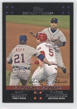 2007 Topps - [Base] #653 - Classic Combo - Sean Casey, Placido Polanco (Albert Pujols is the baserunner)