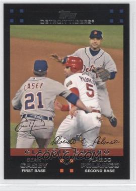 2007 Topps - [Base] #653 - Classic Combo - Sean Casey, Placido Polanco (Albert Pujols is the baserunner)