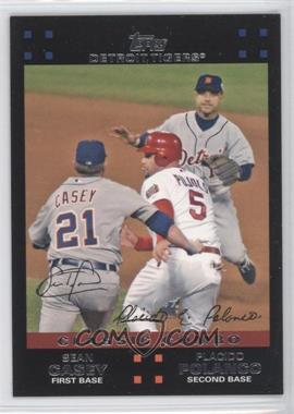 2007 Topps - [Base] #653 - Classic Combo - Sean Casey, Placido Polanco (Albert Pujols is the baserunner)