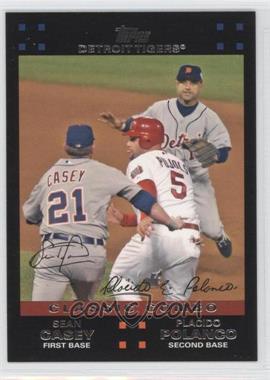 2007 Topps - [Base] #653 - Classic Combo - Sean Casey, Placido Polanco (Albert Pujols is the baserunner)