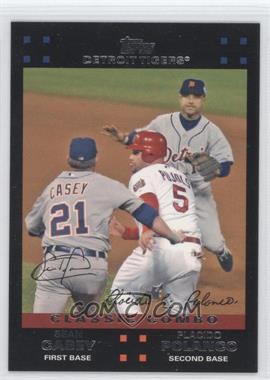 2007 Topps - [Base] #653 - Classic Combo - Sean Casey, Placido Polanco (Albert Pujols is the baserunner)