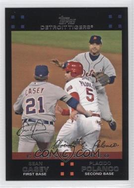 2007 Topps - [Base] #653 - Classic Combo - Sean Casey, Placido Polanco (Albert Pujols is the baserunner)