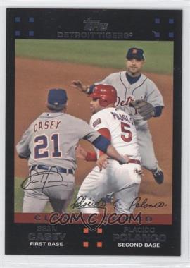 2007 Topps - [Base] #653 - Classic Combo - Sean Casey, Placido Polanco (Albert Pujols is the baserunner)