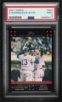 Classic Combo - Alex Rodriguez, Derek Jeter [PSA 9 MINT]