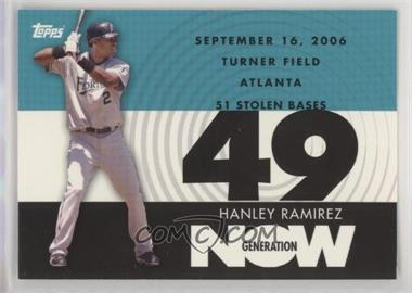 2007 Topps - Generation Now #GN347 - Hanley Ramirez