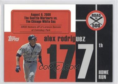 2007 Topps - Multi-Product Insert Road to 500 Alex Rodriguez #ARHR177 - Alex Rodriguez