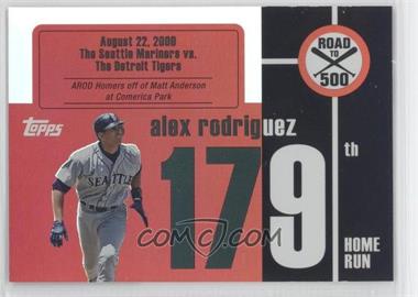 2007 Topps - Multi-Product Insert Road to 500 Alex Rodriguez #ARHR179 - Alex Rodriguez