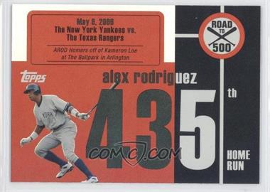 2007 Topps - Multi-Product Insert Road to 500 Alex Rodriguez #ARHR435 - Alex Rodriguez