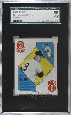 2007 Topps - Target Factory Set 1951 Design #2 - Ted Williams [SGC 10 GEM]