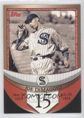 2007 Topps - The Streak Before the Streak #JDSF15 - Joe DiMaggio