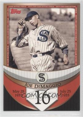 2007 Topps - The Streak Before the Streak #JDSF16 - Joe DiMaggio