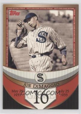 2007 Topps - The Streak Before the Streak #JDSF16 - Joe DiMaggio