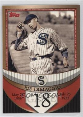 2007 Topps - The Streak Before the Streak #JDSF18 - Joe DiMaggio