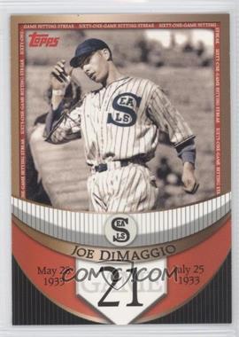 2007 Topps - The Streak Before the Streak #JDSF21 - Joe DiMaggio