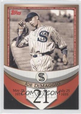 2007 Topps - The Streak Before the Streak #JDSF21 - Joe DiMaggio