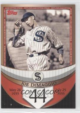 2007 Topps - The Streak Before the Streak #JDSF44 - Joe DiMaggio