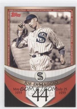 2007 Topps - The Streak Before the Streak #JDSF44 - Joe DiMaggio