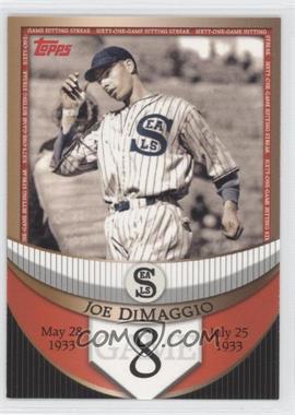 2007 Topps - The Streak Before the Streak #JDSF8 - Joe DiMaggio