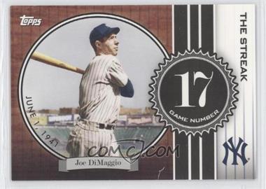 2007 Topps - The Streak #JD17 - Joe DiMaggio