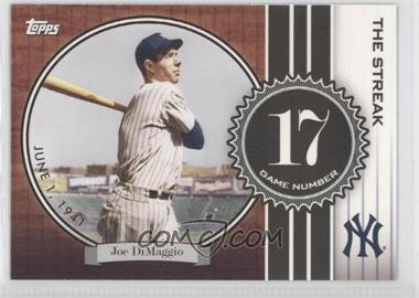 2007 Topps - The Streak #JD17 - Joe DiMaggio