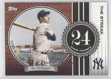 2007 Topps - The Streak #JD24 - Joe DiMaggio