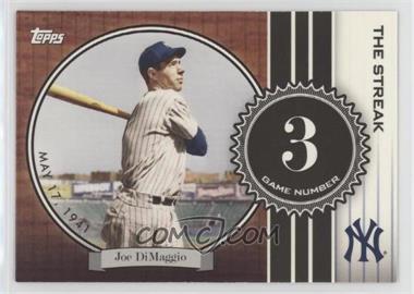 2007 Topps - The Streak #JD3 - Joe DiMaggio