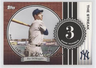 2007 Topps - The Streak #JD3 - Joe DiMaggio