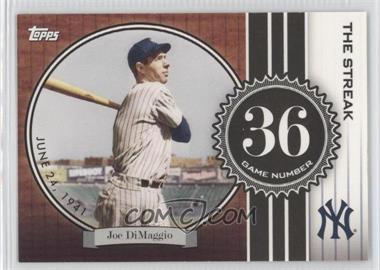 2007 Topps - The Streak #JD36 - Joe DiMaggio