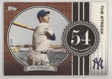 2007 Topps - The Streak #JD54 - Joe DiMaggio