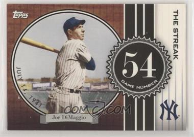 2007 Topps - The Streak #JD54 - Joe DiMaggio