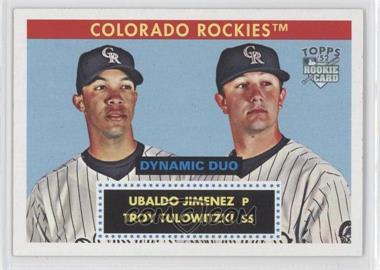 2007 Topps '52 - Dynamic Duo #DD10 - Ubaldo Jimenez, Troy Tulowitzki