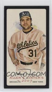 2007 Topps Allen & Ginter's - [Base] - Mini Black Border No Number Back #195 - Mike Piazza