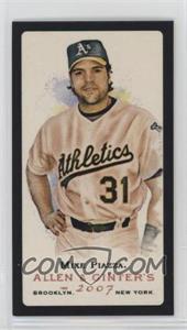 2007 Topps Allen & Ginter's - [Base] - Mini Black Border No Number Back #195 - Mike Piazza