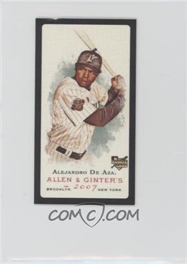 2007 Topps Allen & Ginter's - [Base] - Mini Black Border #199 - Alejandro De Aza