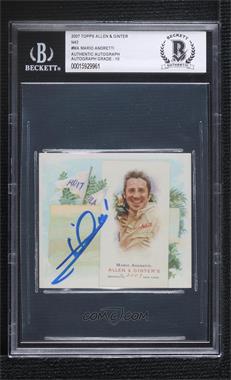 2007 Topps Allen & Ginter's - Box Loader N43 #N43-MA - Mario Andretti [BGS Authentic]
