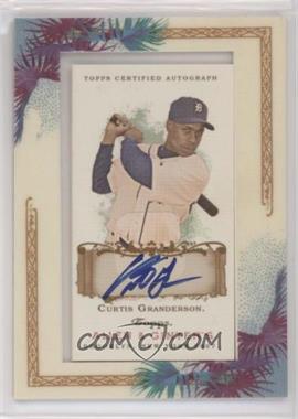 2007 Topps Allen & Ginter's - Framed Mini Autographs #AGA-CG - Curtis Granderson