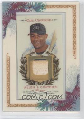 2007 Topps Allen & Ginter's - Framed Mini Relics #AGR-CC - Carl Crawford