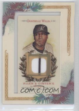 2007 Topps Allen & Ginter's - Framed Mini Relics #AGR-DW - Dontrelle Willis