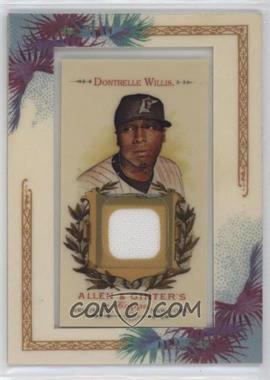 2007 Topps Allen & Ginter's - Framed Mini Relics #AGR-DW - Dontrelle Willis