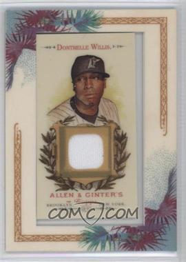 2007 Topps Allen & Ginter's - Framed Mini Relics #AGR-DW - Dontrelle Willis