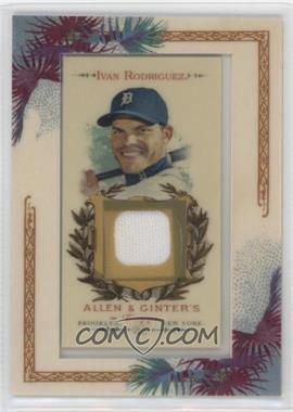 2007 Topps Allen & Ginter's - Framed Mini Relics #AGR-IR - Ivan Rodriguez