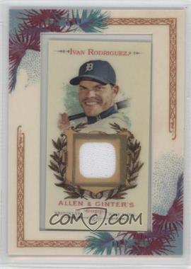 2007 Topps Allen & Ginter's - Framed Mini Relics #AGR-IR - Ivan Rodriguez