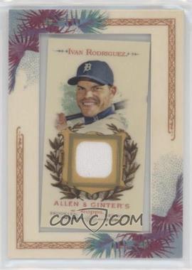 2007 Topps Allen & Ginter's - Framed Mini Relics #AGR-IR - Ivan Rodriguez