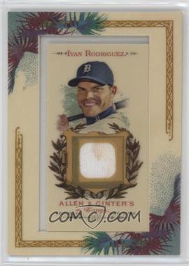 2007 Topps Allen & Ginter's - Framed Mini Relics #AGR-IR - Ivan Rodriguez