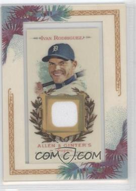 2007 Topps Allen & Ginter's - Framed Mini Relics #AGR-IR - Ivan Rodriguez