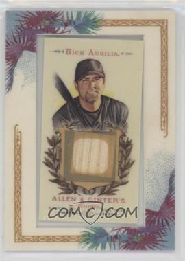 2007 Topps Allen & Ginter's - Framed Mini Relics #AGR-RA - Rich Aurilia