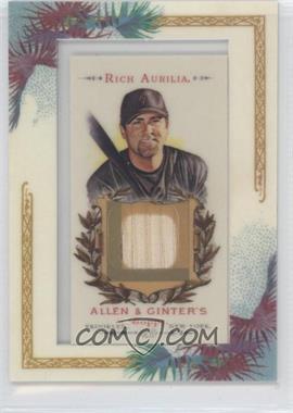 2007 Topps Allen & Ginter's - Framed Mini Relics #AGR-RA - Rich Aurilia