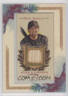 2007 Topps Allen & Ginter's - Framed Mini Relics #AGR-RA - Rich Aurilia